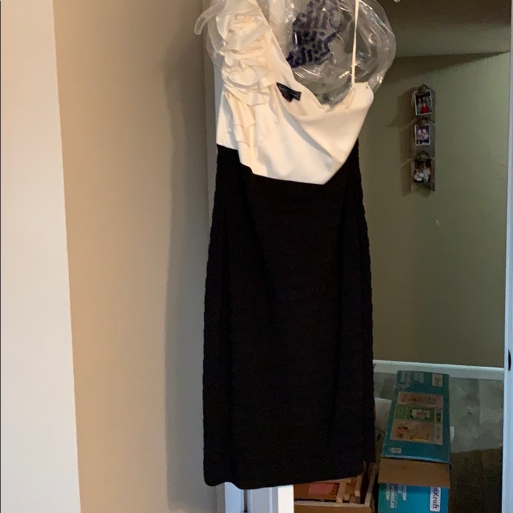 Black and white dress